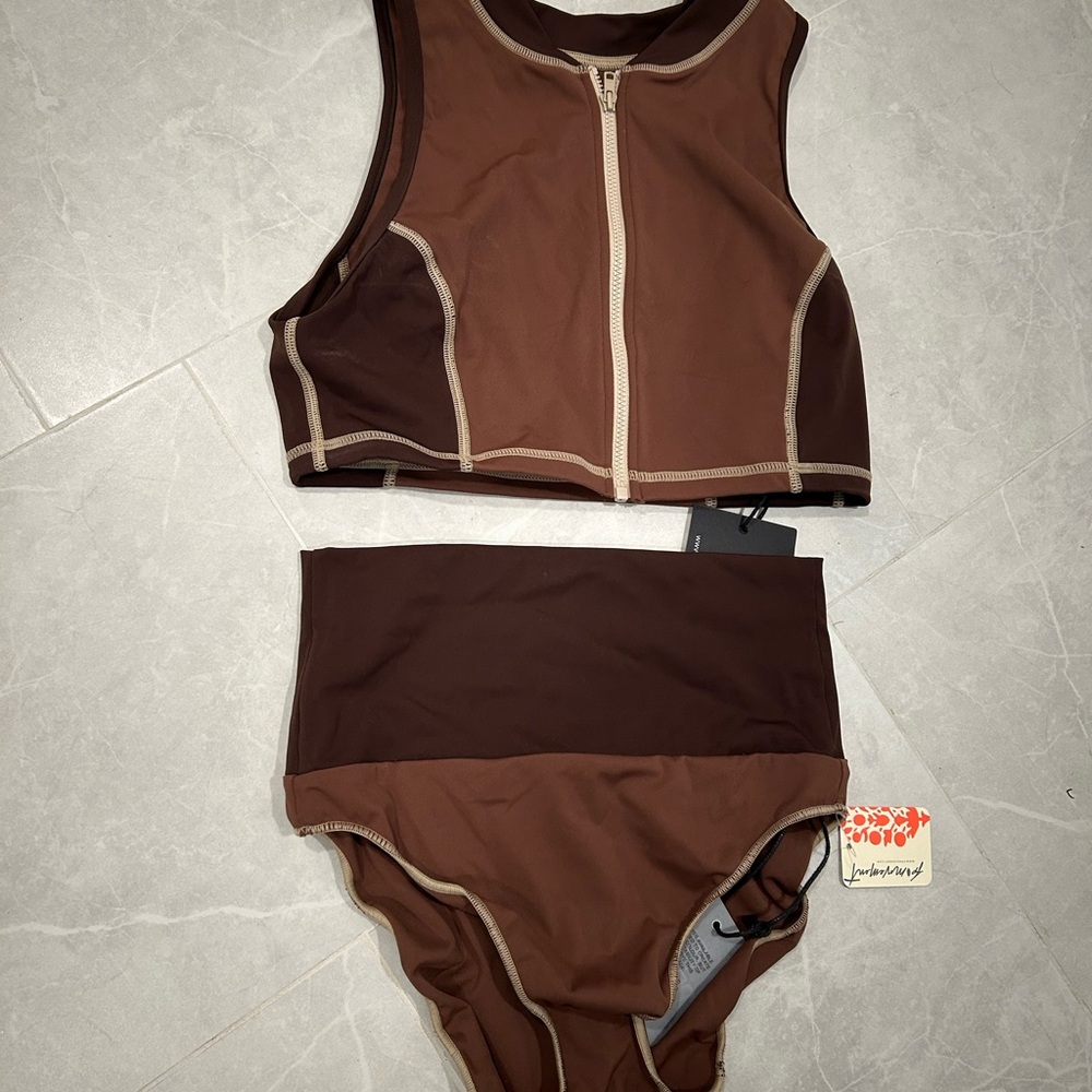 Brown Bikini Set